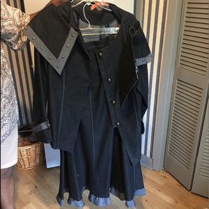 Women’s Denim Suit Blazer & Skirt